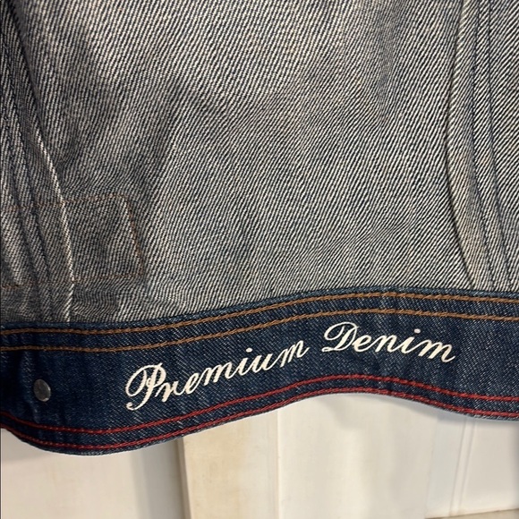 Tommy Hilfiger unique vintage Blue Denim Jacket size M - Picture 13 of 14